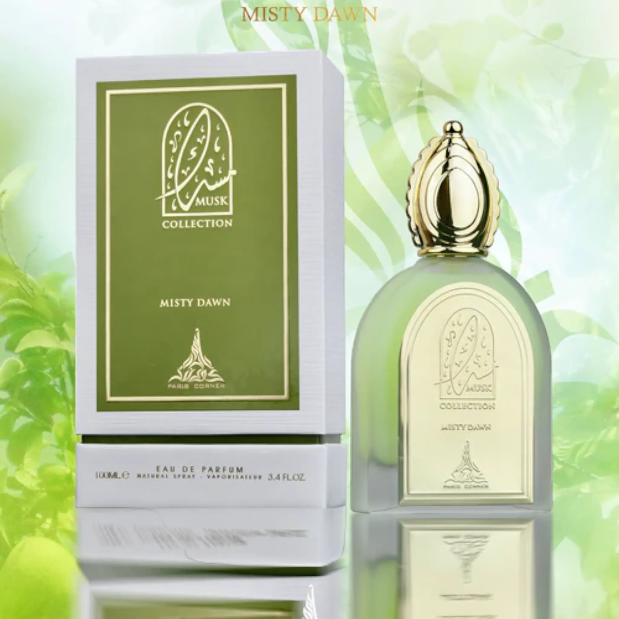 Tranquil Night perfume with pear, rose, orange flower, amber, and musk – soft floral musky fragrance